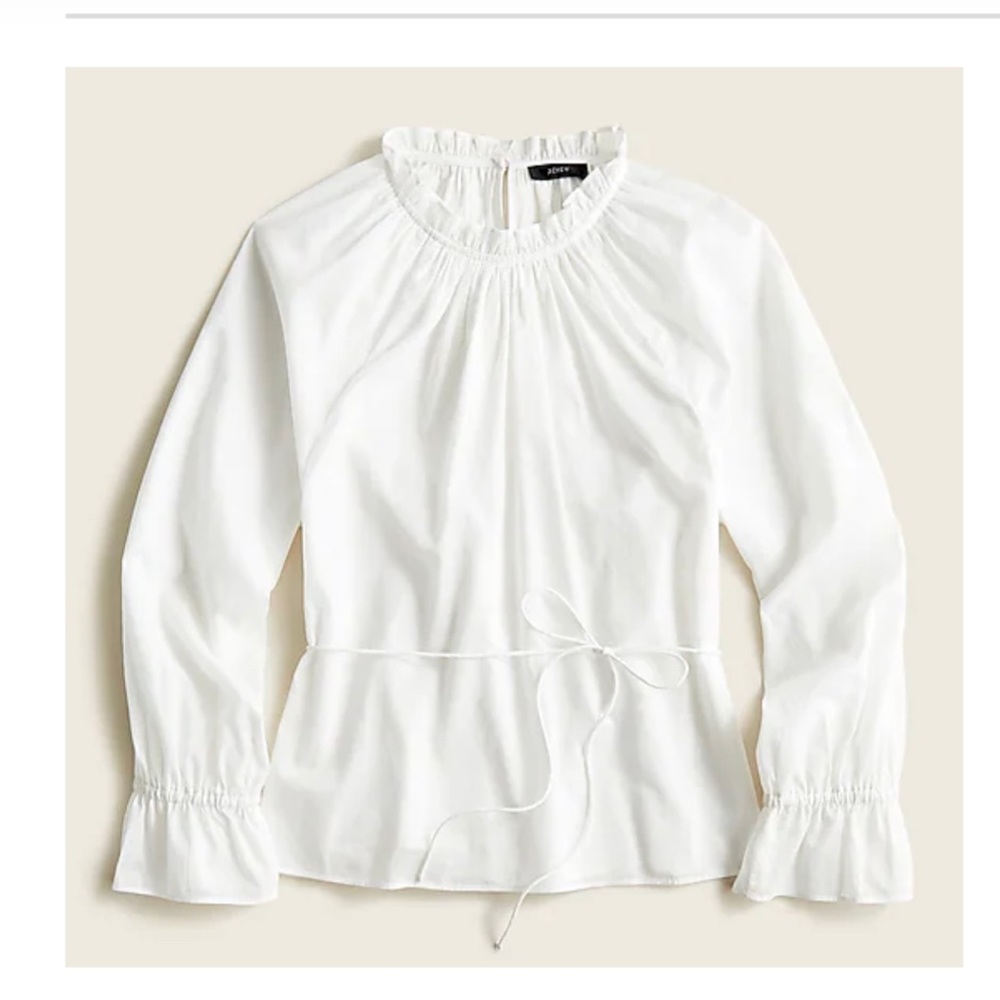 NWT Long-sleeve 100% cotton blouse